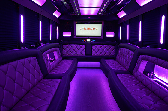 SLC party bus interior